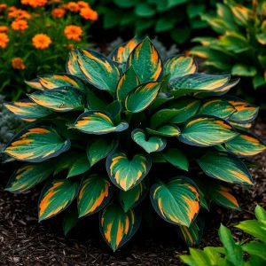 Хоста Бархатный Полог купить по цене от 560р. в интернет-магазине «Посадика» с доставкой почтой в в Ахтубинске и по всей России – [изображение №1].